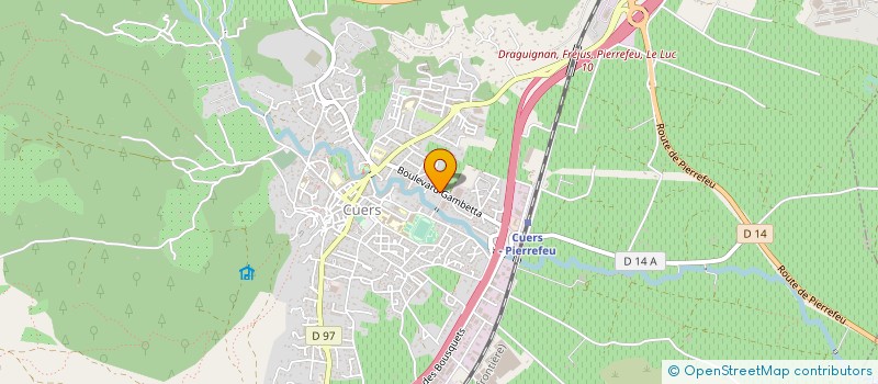 localisation de l'entreprise SELLERIE BRAVARD  CUERS