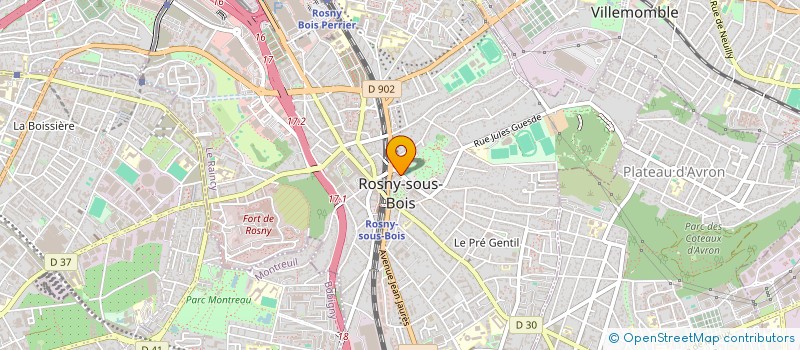 localisation de l'entreprise SELLERIE BRUDY à ROSNY-SOUS-BOIS