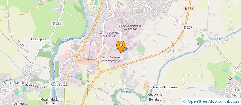 localisation de l'entreprise SELLERIE BURGEOT à MAYENNE