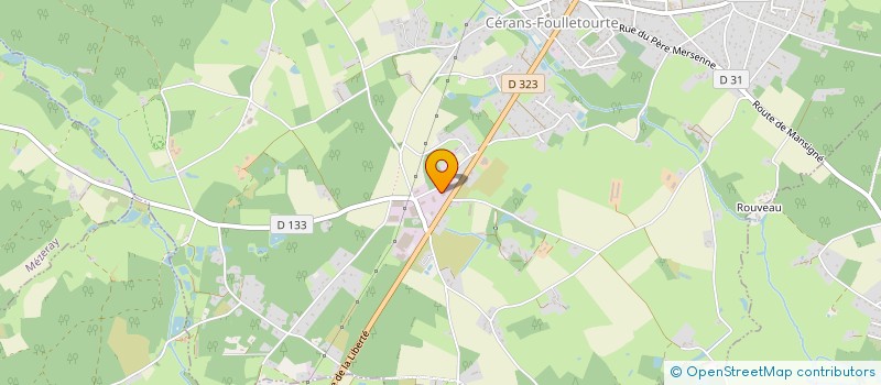 localisation de l'entreprise SELLERIE CONFORT à CERANS-FOULLETOURTE