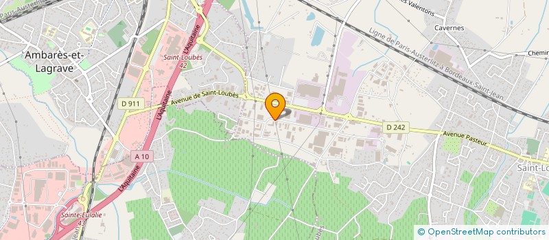 localisation de l'entreprise SELLERIE CREATION  SAINT-LOUBES