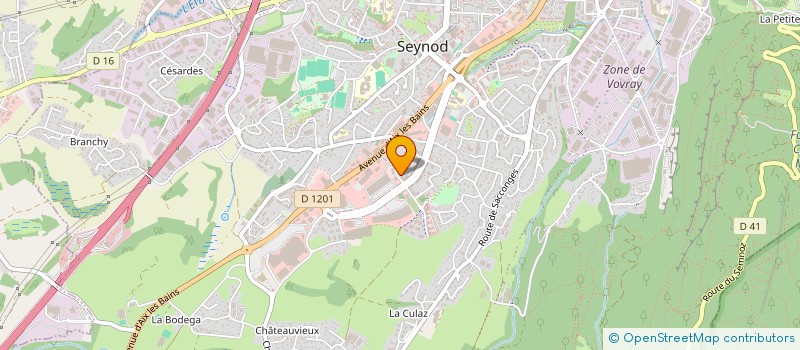 localisation de l'entreprise SELLERIE D'YCI à ANNECY
