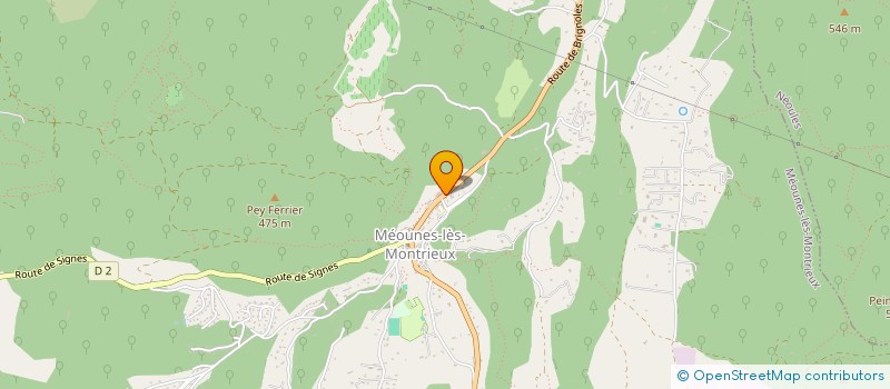 localisation de l'entreprise SELLERIE DE LA SAINTE BAUME  MEOUNES-LES-MONTRIEUX