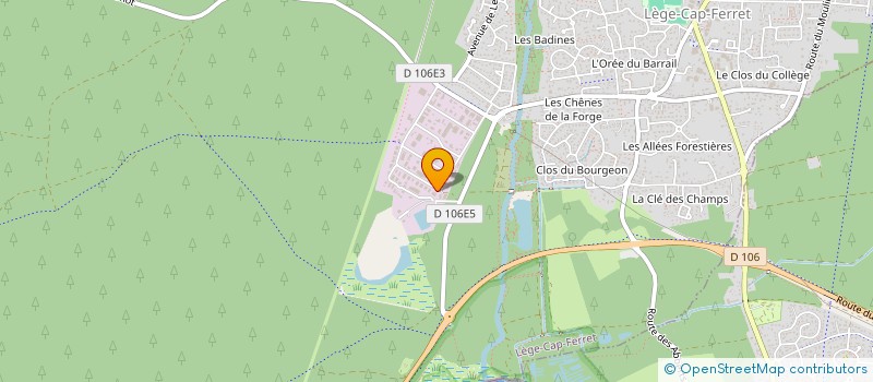 localisation de l'entreprise SELLERIE DU BASSIN  LEGE-CAP-FERRET