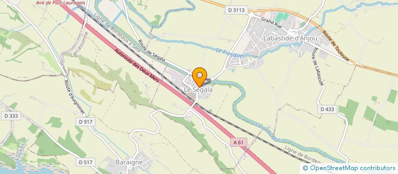 localisation de l'entreprise SELLERIE DU LAURAGAIS à LABASTIDE-D'ANJOU