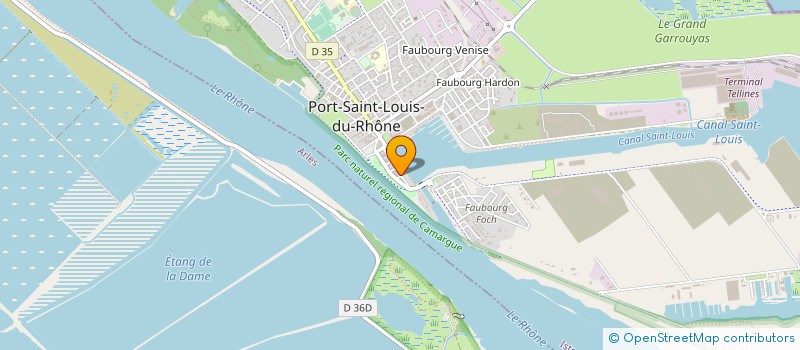 localisation de l'entreprise SELLERIE DU PORT à PORT-SAINT-LOUIS-DU-RHONE