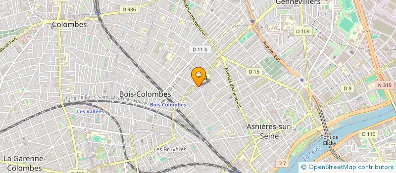 localisation de l'entreprise SELLERIE EQUITRENDS à ASNIERES-SUR-SEINE