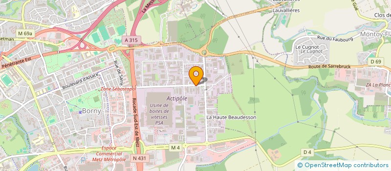 localisation de l'entreprise SELLERIE ESPRIT JUMPING  METZ