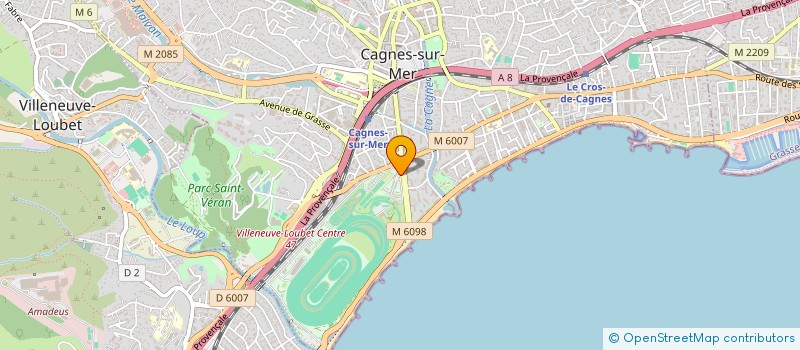 localisation de l'entreprise SELLERIE F2GL  CAGNES-SUR-MER