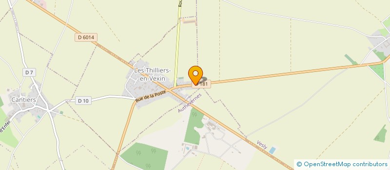 localisation de l'entreprise SELLERIE GUERTIN  LES THILLIERS-EN-VEXIN