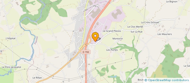 localisation de l'entreprise SELLERIE GUIBERT  PLAINTEL