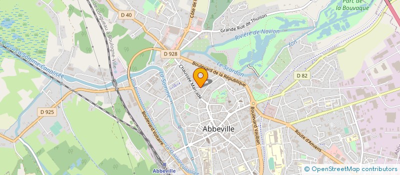 localisation de l'entreprise SELLERIE INDUSTRIELLE PICARDE à ABBEVILLE