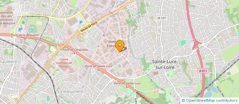 localisation de l'entreprise SELLERIE JADE NAUTIQUE  NANTES