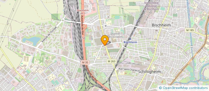 localisation de l'entreprise SELLERIE LUTZ à SCHILTIGHEIM