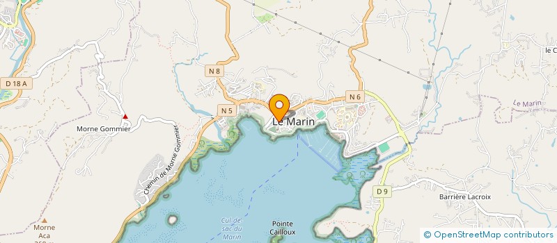 localisation de l'entreprise SELLERIE MARINE RG EURL à LE MARIN