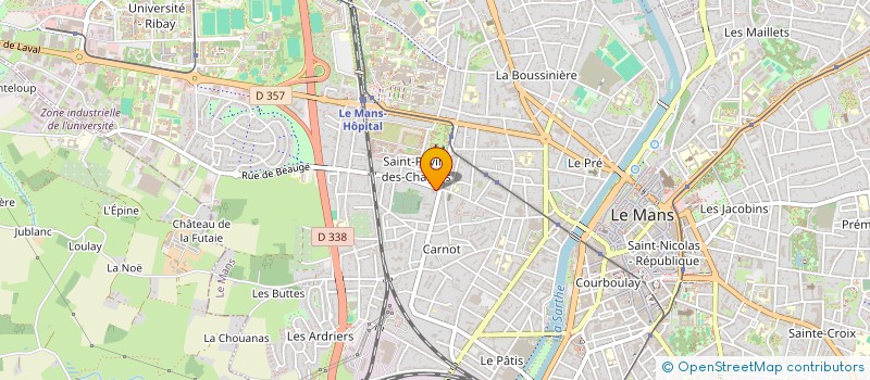 localisation de l'entreprise SELLERIE MODERNE à LE MANS
