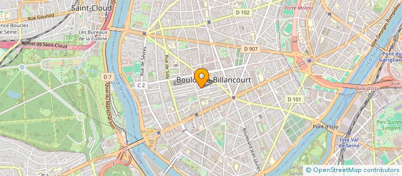 localisation de l'entreprise SELLERIE PARDINI à BOULOGNE-BILLANCOURT