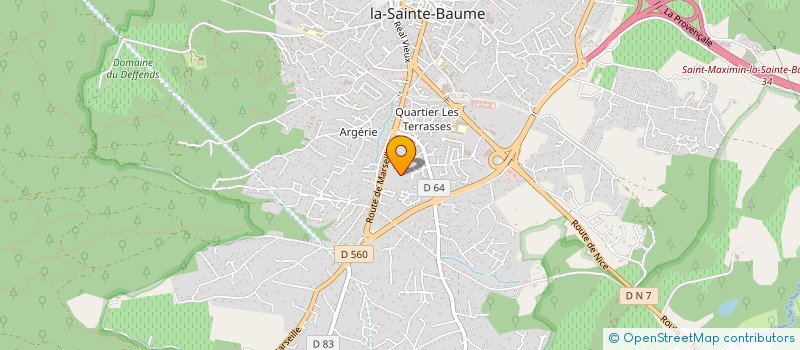 localisation de l'entreprise SELLERIE PLUS à SAINT-MAXIMIN-LA-SAINTE-BAUME