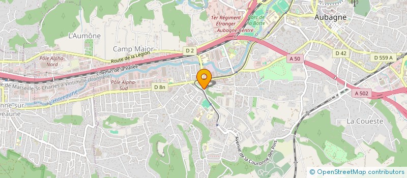 localisation de l'entreprise SELLERSAND à AUBAGNE