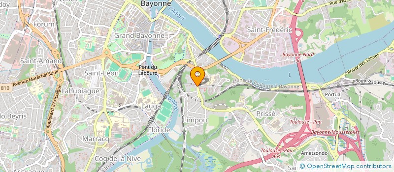 localisation de l'entreprise SELLES GRESY PHARMA à BAYONNE