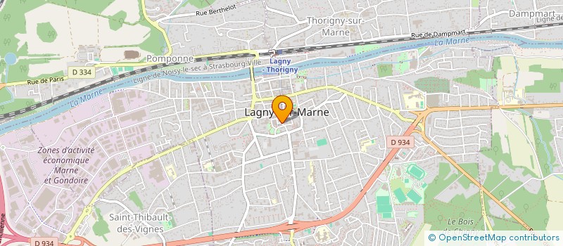 localisation de l'entreprise SELLEXPORT  LAGNY-SUR-MARNE