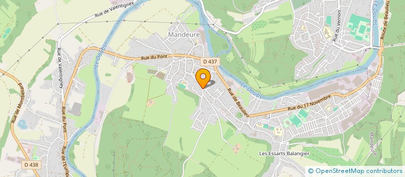 localisation de l'entreprise SELLI PETIT CHATEL  MANDEURE