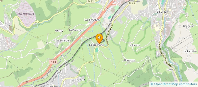 localisation de l'entreprise SELLIANA à SAINT-CHAMOND