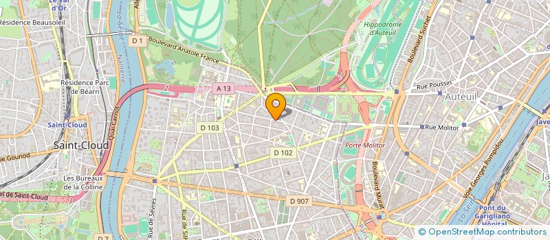 localisation de l'entreprise SELLIE FOOD & CONSULTING à BOULOGNE-BILLANCOURT