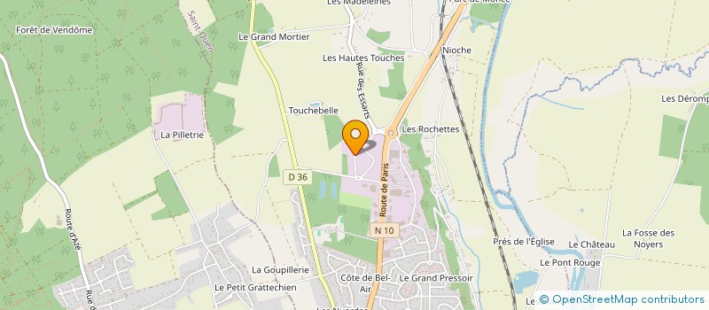 localisation de l'entreprise SELLIER AUTO SARF à SAINT-OUEN