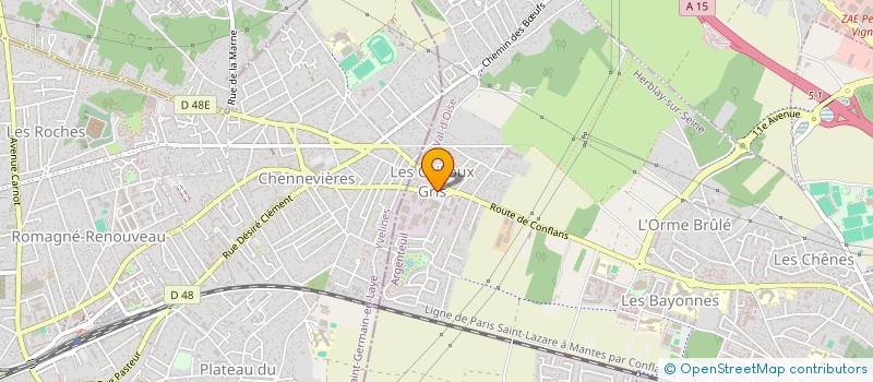 localisation de l'entreprise SELLING E.T.T. à HERBLAY-SUR-SEINE