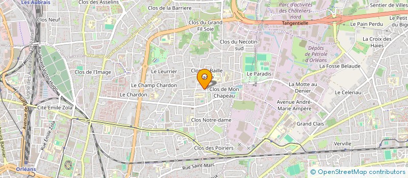 localisation de l'entreprise SELLNOVA à ORLEANS