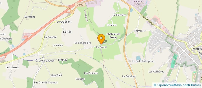localisation de l'entreprise SELM à CHAMPEAUX-SUR-SARTHE