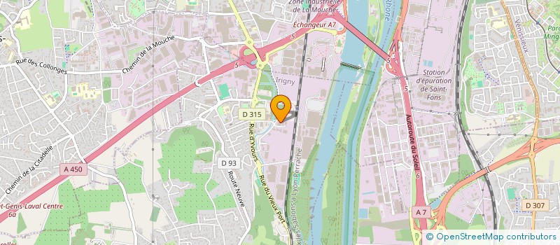 localisation de l'entreprise SELMA à IRIGNY