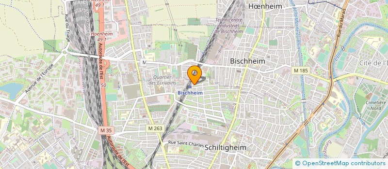 localisation de l'entreprise SELMA  SCHILTIGHEIM