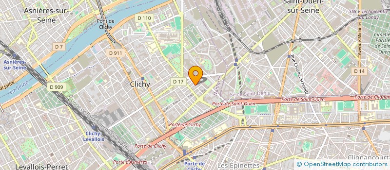 localisation de l'entreprise SELMA à CLICHY