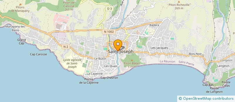 localisation de l'entreprise SELMA à SAINT-JOSEPH