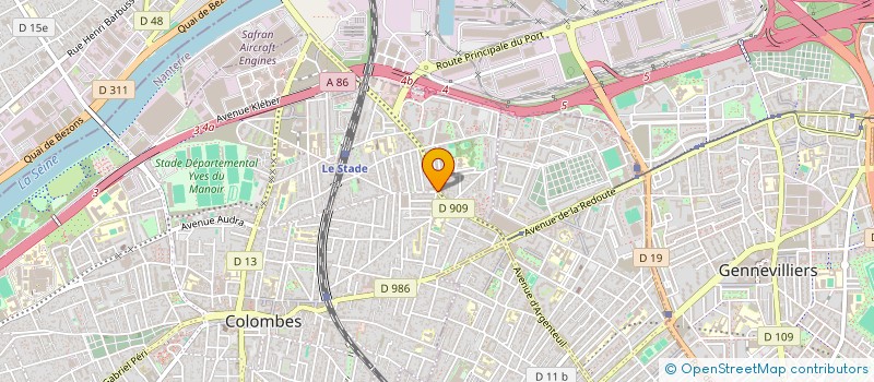 localisation de l'entreprise SELMA à COLOMBES