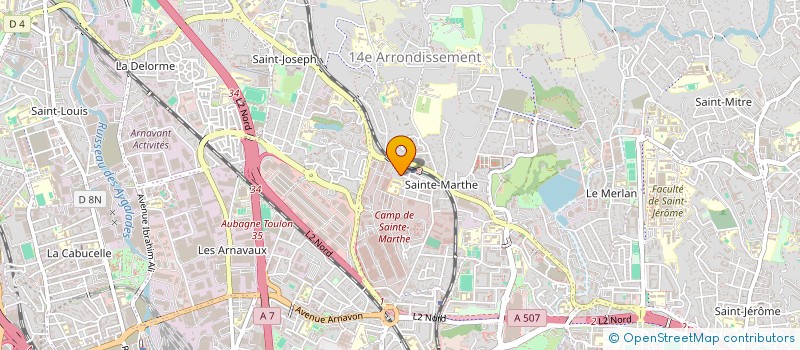 localisation de l'entreprise SELMA à MARSEILLE