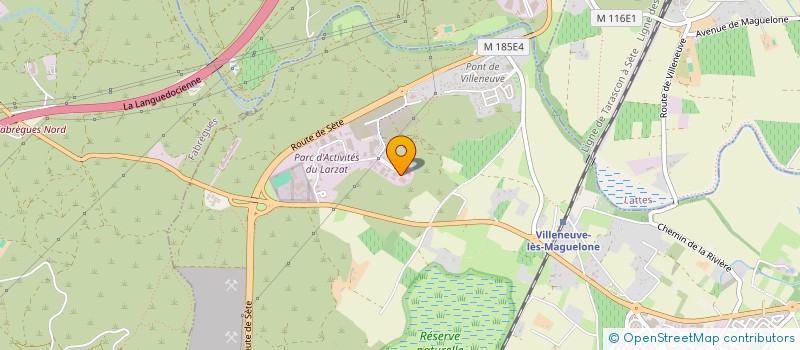 localisation de l'entreprise SELMA-CHABARDES  VILLENEUVE-LES-MAGUELONE