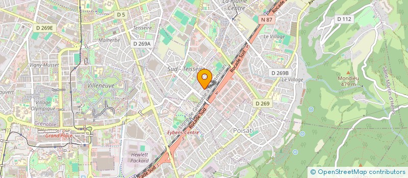 localisation de l'entreprise SELMA MEUBLES à SAINT-MARTIN-D'HERES