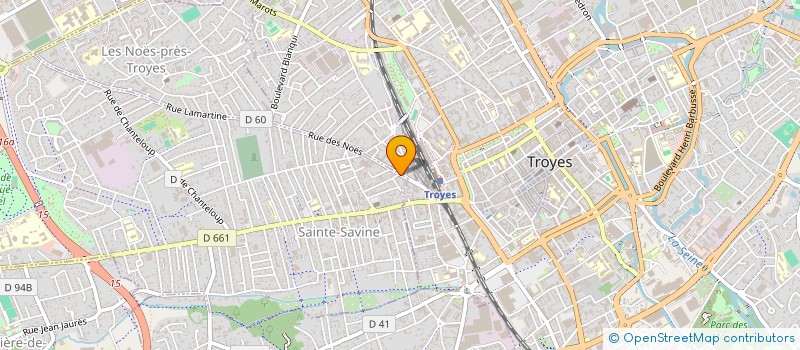 localisation de l'entreprise SELMA SERVICES  SAINTE-SAVINE