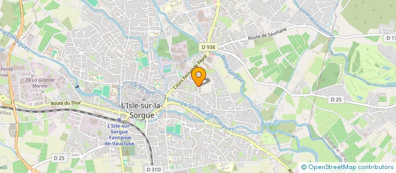 localisation de l'entreprise SELMI à L'ISLE-SUR-LA-SORGUE