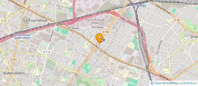 localisation de l'entreprise SELO à LA COURNEUVE
