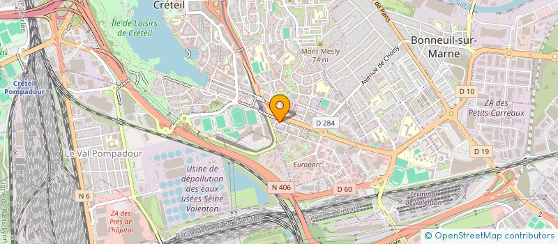 localisation de l'entreprise SELOM à CRETEIL