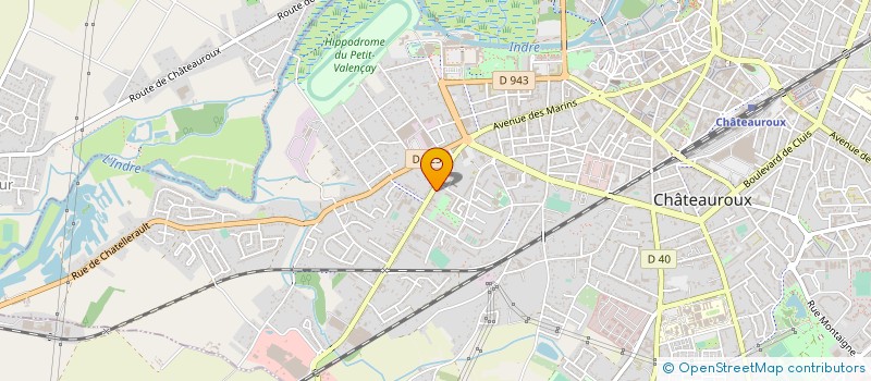 localisation de l'entreprise SELOMA à CHATEAUROUX