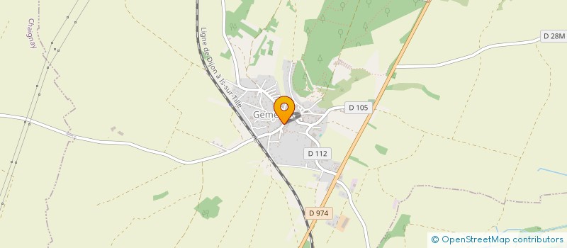 localisation de l'entreprise SELONGEENNE  GEMEAUX