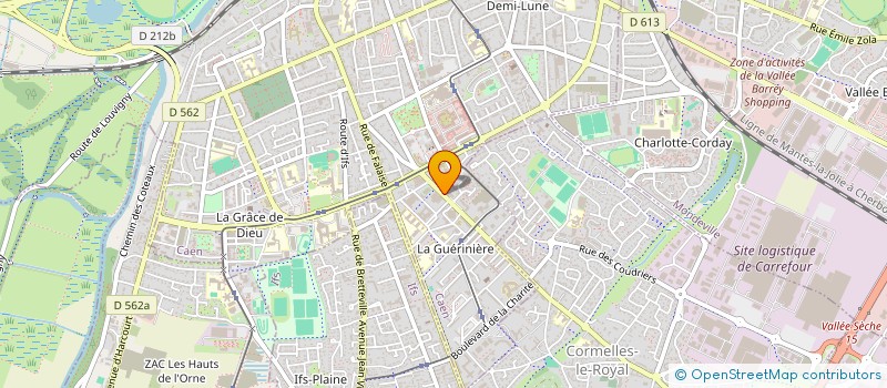 localisation de l'entreprise SELS NORMANDIE SEJO ETUD LINGU à CAEN