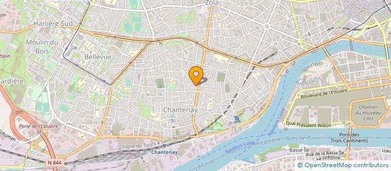 localisation de l'entreprise SELSIX à NANTES