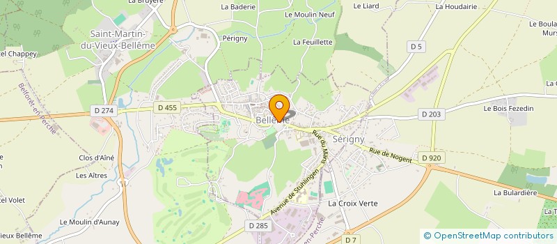 localisation de l'entreprise SELSYNIM à BELLEME