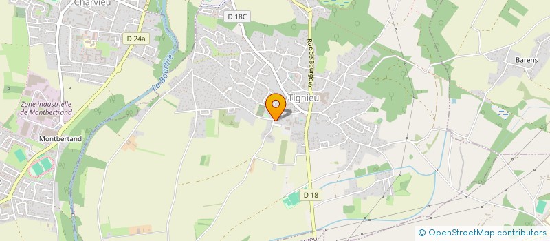 localisation de l'entreprise SELTE à TIGNIEU-JAMEYZIEU